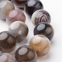 Botswana naturali agata fili di perle, tondo, 6mm, Foro: 1 mm, circa 62pcs/filo, 15.3 pollice