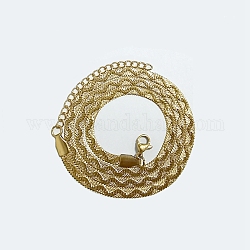 Collares de cadena de espiga de 304 acero inoxidable, dorado, 17.80 pulgada (45.2 cm)