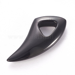 304 подвески из нержавеющей стали, ножны, металлический черный, 52x24x8.5 мм, отверстие : 11x12 мм