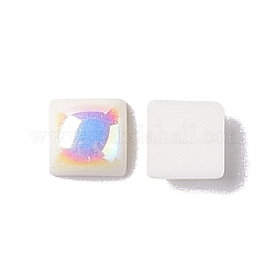 Abs пластиковые аксессуары для украшения ногтей, квадратный, кремово-белые, 4x4x2 мм, около 5000 шт / упаковка