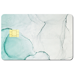 Adesivi per carte impermeabili in plastica pvc, skin per carte autoadesive per l'arredamento di carte bancarie, rettangolo, altrui, 186.3x137.3mm