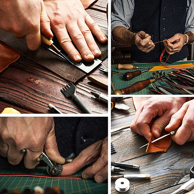 2 м плоский кожаный шнур&nbsp;LC-WH0007-07D-04-1