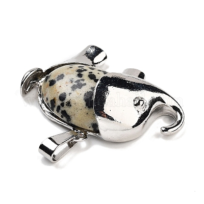 Природные яшмы далматин подвески G-G112-01P-15-1