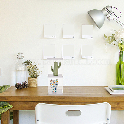 2-ярусная прозрачная акриловая витрина для минифигурок ODIS-WH0043-23A-1