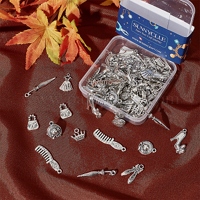 100 шт. 10 подвески из сплава в тибетском стиле с изображением девушки FIND-SC0003-11-1