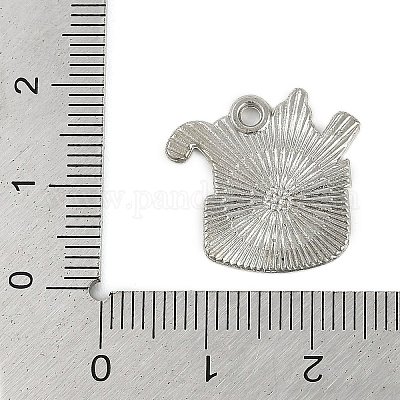 Новогодняя тема сплава эмали подвески ENAM-Z020-02E-1