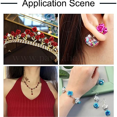 540шт алюминиевые бусины&nbsp;FALUM-YW0001-01-1