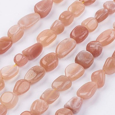 Натуральный Sunstone бисер пряди G-F439-04-1