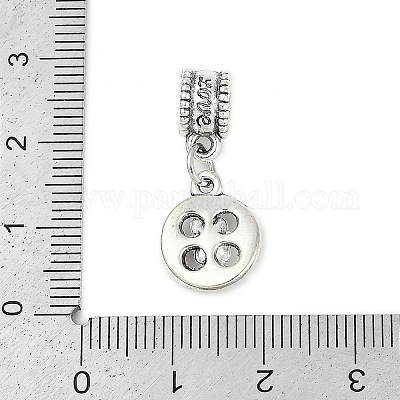 Подвеска из латуни с покрытием из латуни в европейском стиле KK-R200-11AS-1