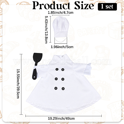 Комплект одежды из полиэстера&nbsp;AJEW-WH20077-011A-1