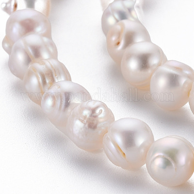 Природные Кеши жемчуг пряди PEAR-S020-F09-1