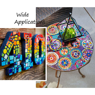 240шт 2 стиля прозрачных стеклянных кабошонов GLAA-EL0001-02F-1