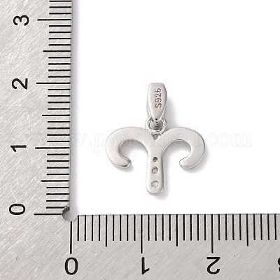 925 подвеска из стерлингового серебра с прозрачным микропаве и цирконием STER-H117-01P-01-1