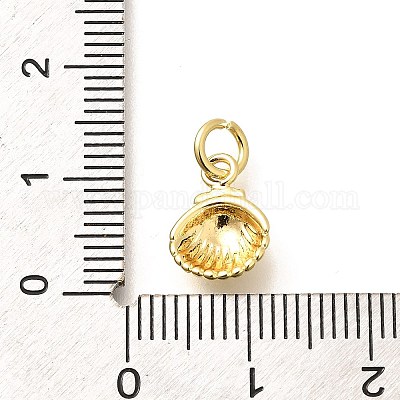Messing Anhänger & Charms&nbsp;KK-Q040-05B-G-1