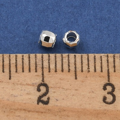 Круглые латунные бусины с покрытием из стойки FIND-M036-01A-S-1