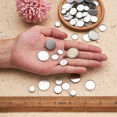 150 шт. 5 стиля чашечек из хирургической нержавеющей стали 316 с кружевным краем STAS-CD0001-09-1