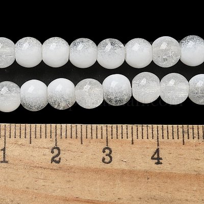 Стеклянные бусины кракле X1-GLAA-U001-6mm-07-1