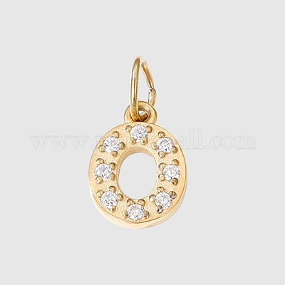 Подвески из нержавеющей стали с фианитами и переходными кольцами FIND-PW0024-08O-1