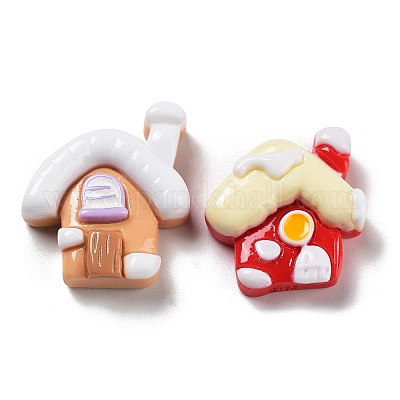 Непрозрачные кабошоны из смолы RESI-H155-09-1