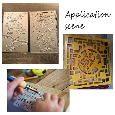 10 лист прямоугольных алюминиевых листов TOOL-GF0003-10E-1