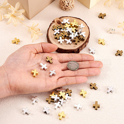 100 шт. 4-х цветные бусины из сплава в тибетском стиле TIBEB-CD0001-05-1