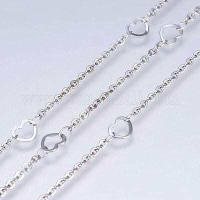 Устойчивые к потускнению 3.28-футовые тросовые цепи из нержавеющей стали 304 X-CHS-E017-01P-1