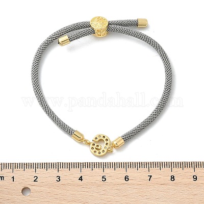 Регулируемые браслеты из нейлона X-BJEW-C096-01G-07-1