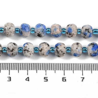 Нити бусин из натуральной кунжутной яшмы G-H057-A21-02-1