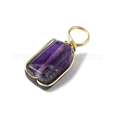 5шт подвески из натуральных смешанных драгоценных камней PALLOY-JF03151-1