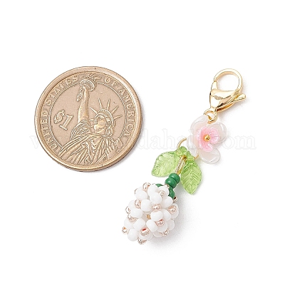 Подвеска в виде цветочного бутона HJEW-MZ00275-1