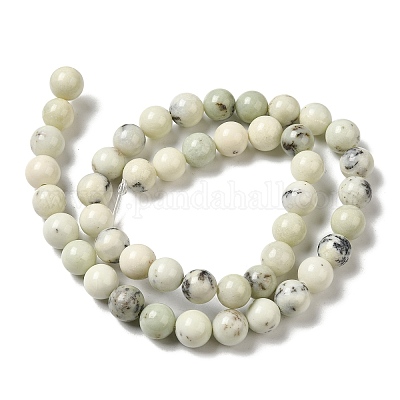 Натуральные дендритные нити из бисера яшмы G-H298-A15-03-1