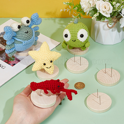 Деревянная подставка для куклы WOOD-WH0131-20C-1