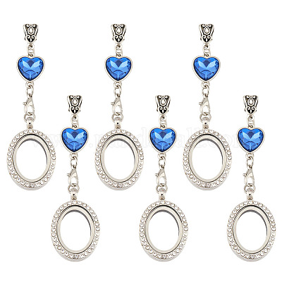 12 шт. овальные медальоны из сплава PALLOY-MA00005-1