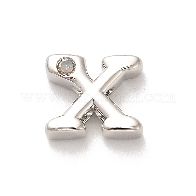 Стойки обшивки латунь кубического циркония бусы KK-L210-008P-X-1