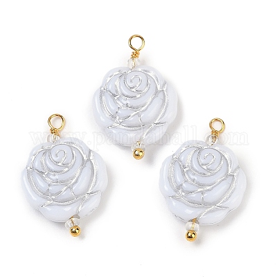 Непрозрачные акриловые подвески KK-K296-04A-G-1