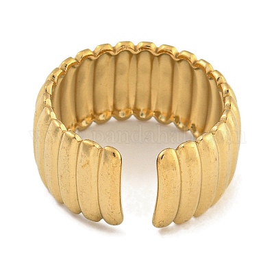 Кольцо-манжета из нержавеющей стали 304 для женщин RJEW-U014-05G-1