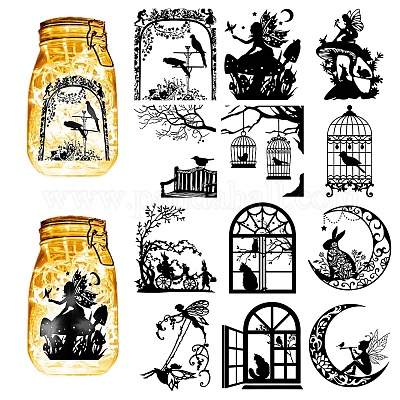 Пленка для ламп из ПВХ для поделок DIY-WH0505-004-1