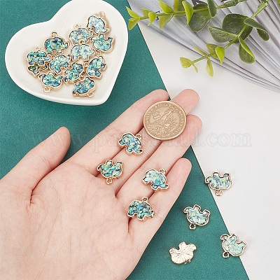 20 шт. подвески из непрозрачной смолы RESI-AR0001-32-1