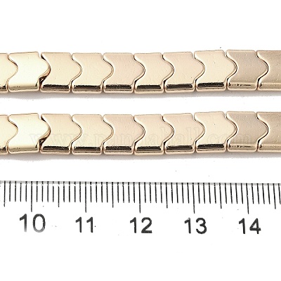 Гальванические нити из синтетических немагнитных гематитовых бусин G-I364-E01-1