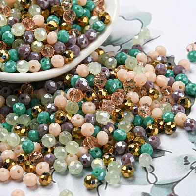 Стеклянные бусины EGLA-A034-LM4mm-17-1