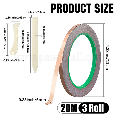真鍮製の道具  プラスチック付き  ベージュ  6mm&nbsp;AJEW-WH20816-090-1