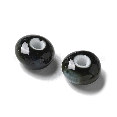 Фарфоровые бусины ручной работы PORC-L080-B04-1