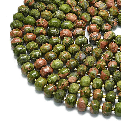 Природные Unakite бисер нитей G-P573-B03-01-1