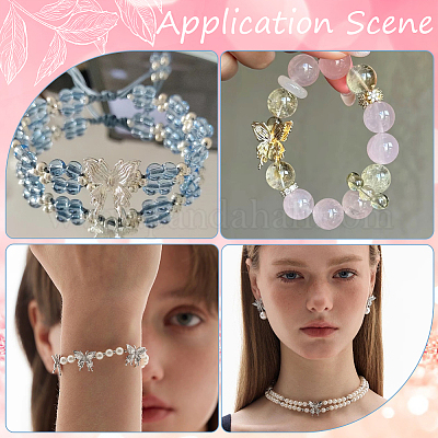 40шт бусины из сплава 4 цветов FIND-SC0011-90A-1