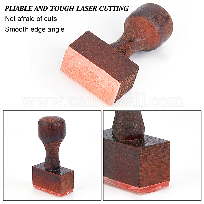 CRASPIRE Custom Rubber Stamps Personalized Wood Rubber Stamps
