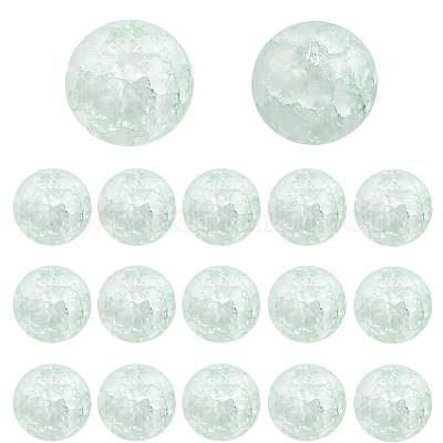 2 прядь хрустящие стеклянные бусины нити GLAA-LT0001-01A-1