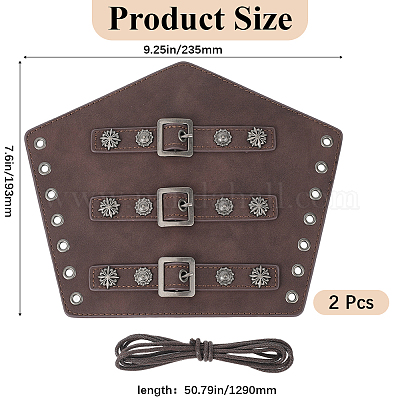 Браслеты из искусственной кожи AJEW-WH20033-034B-1