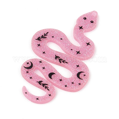 Непрозрачные печатные акриловые подвески OACR-R007-01C-1