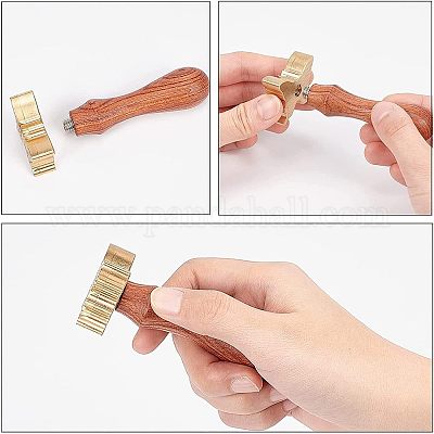 1шт латунная головка штампа DIY-OC0008-33A-1