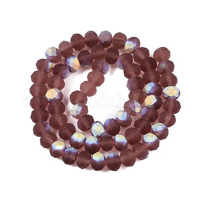 Прозрачные стеклянные бусины&nbsp;LS-EGLA-A044-T8mm-MB13-1